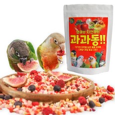 리프패럿 앵큐브 자연주의 과과동 사료, 30g, 1개