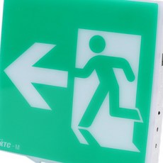 (올핀) LED 벽부형 피난구 유도등 베젤리스 복도 통로 중형 단면 화살표 좌측방향 고효율 케이텔