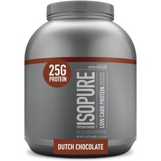 低碳水化合物分離乳清蛋白粉 荷蘭巧克力風味, 2.04kg, 1罐