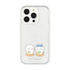 Gourmandise CK-14A 치이카와 IIIIfit 투명 케이스 아이폰 14 프로 / 13 프로용 (6.1인치)