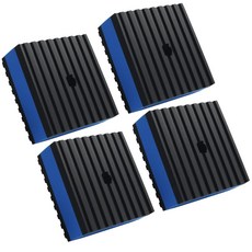 suiwotin 4 pcs 2 x 78 진동 방지 패드 - 공기 압축기에어컨용 리브 고무 및 EVA 코어 러닝머신 와셔용 사전 드릴 중장비 솔레이터, 2" x 7/8"