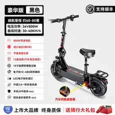 전동킥보드 성인 자전거 대리기사 전동스쿠터 전기 퀵보드 출퇴근, 디럭스 800W 60-80마일