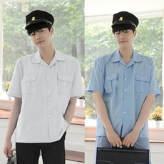 남자 옛날교복 반팔 셔츠(2color) 교복 학생복