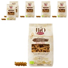 그라노로 유기농 통밀 푸실리 파스타, 500g, 6개