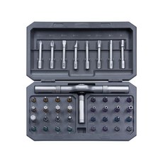 ZQ42 42合一棘輪螺絲刀套裝 S2鋼 多功能家用起子工具, 1個, 42合一棘輪螺絲刀組套, 棘輪螺絲刀組套