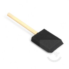 오마센 5CM 납작 스펀지 붓 공예용 수성 페인트 폼 브러쉬 평붓