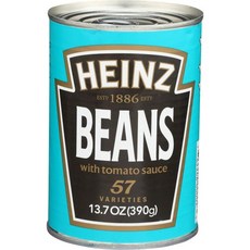 하인즈 토마토 소스 베이크드 빈 13.7 Oz Heinz Baked Beans With Tomato Sauce 13.7 Oz, 1개, 388g