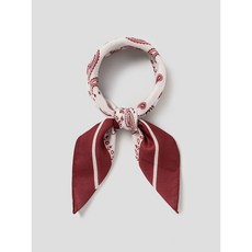 8 seconds 헤링본 페이즐리 스카프 - 아이보리 256133