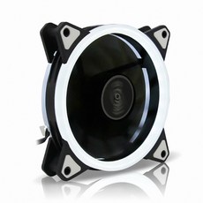 에이원아이엔티 DOUBLERING FAN 120 쿨링팬 WHITE, 1개