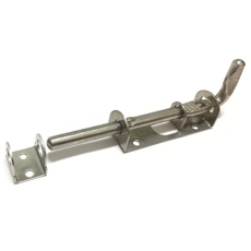 304不鏽鋼門栓 四分白鐵門閂 - 堅固耐用，操作簡易，居家安全首選, 1個