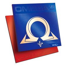 엑시옴(XIOM) 공식 본사 직영 탁구 러버 오메가 7 프로, 적색, 1개