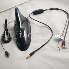 기능이 강화된 신호 안테나를 갖춘 상어 지느러미 자동차 고이득 디지털, 1. black