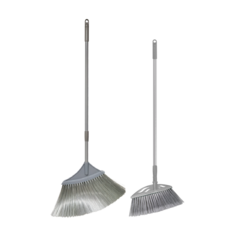 플라넥스 찰랑비+셋트비 길이조절 빗자루 세트, 찰랑비+셋트비 길이조절 그레이, 1세트