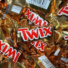 Twix 特趣迷你焦糖夾心巧克力 德國甜食, 1個