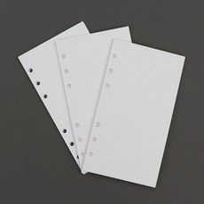 다이어리 스케줄 플래너 바인더 A6 135매 다이어리속지 모눈