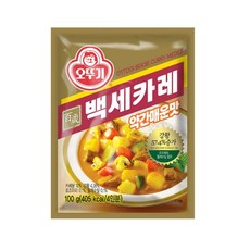 오뚜기 백세 카레 약간매운맛, 100g, 1개