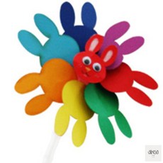 토끼 바람개비 10개입 만들기, 상세페이지 참조, 상세페이지 참조