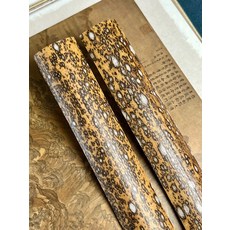 湖南老梅鹿竹 摺扇大骨料, 如圖所示, 1個