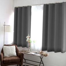 아이 방 암막 커튼 공부방 핀형 사계절 햇빛 차단 커튼 침실 가림막 작은 창문