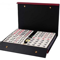 일본 마작 세트 휴대용 게임 보드 전통 여행용 케이스 술자리 보드게임 수납, 30