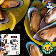 다이아몬드 냉동 그린 홍합 800g 샌포드 뉴질랜드 자숙 초록 홍합 M 사이즈, 샌포드 뉴질랜드산 자숙 그린 홍합 M사이즈, 1개, 샌포드 뉴질랜드산 자숙 그린 홍합 M사이즈