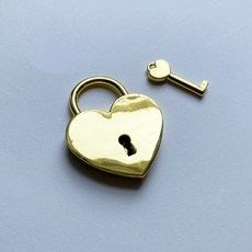 황금 하트 자물쇠 소형 30x40 잠금 장치 골드 서랍 남산 연인 락커 사물합, A.30x40mm
