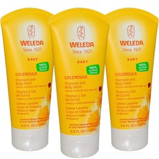 벨레다 키즈 샴푸 & 바디 워시 카렌듈라, 200ml, 3개