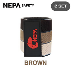 [공식판매처] 네파 안전 각반, 브라운, 4개