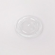 씨앤몰 CN 일회용 아이스컵 92파이 투명컵 뚜껑 민자 평면 플랫, 1박스, 1000개, 평평한 뚜껑