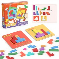 땡땡땡스피드 스피드 우짜노 테트리스 퍼즐 60pcs 카드10 보드게임 B1724, 상세설명 참조, 상세설명 참조, 없음