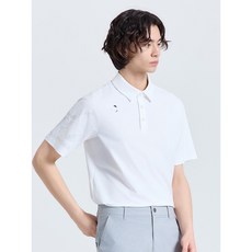 챌린저 남성 코어플렉스 스컬 포인트 카라 반팔 티셔츠 화이트 CHF2MST6228WH