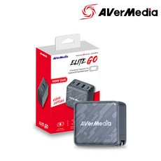 썸머페스타 에버미디어 Charging Capture ELITE GO 외장형 캡쳐보드, 블랙, GC313 PRO