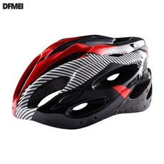 DFMEI 騎行裝備配件碳纖紋單車安全帽 山地單車分體自行車頭盔, 1個, 碳紅:均碼