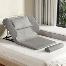 전동 침대 등받이 각도조절 매트리스 리클라이너 노약자 베드 리프트 브래킷 전동침대 각도, 75cm 짧은 버전 접이식 팔걸이 포함