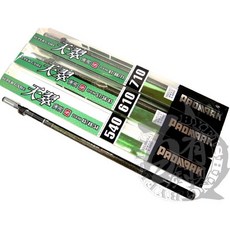 POKEE 天翠 3ZOOM 溪流竿 (540/610/710) 採用實心尾設計，硬度與敏感度俱佳, 45/49/51