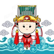 TS-信仰0028 蝶谷巴特餐巾紙/藝術紙, 1個, 33x33 大圖