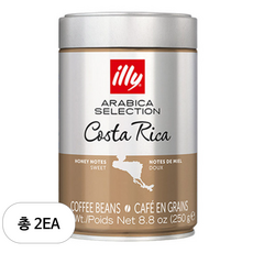 일리 코스타리카 원두, 250g, 2개, 홀빈(분쇄안함)
