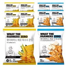 왓더파머스 다이어트간식 혼합구성, 1세트, 옥수수 5봉+두부 5봉 1세트, 옥수수 5봉+두부 5봉