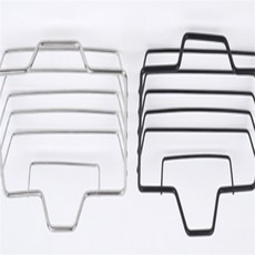 jinmin 부착식 다용도 받침대 스테인레스 수세미걸이, 블랙