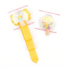 chenny bongbong Choa 韓服緞帶抓夾 2件組