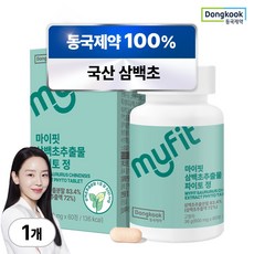 동국제약 마이핏 삼백초 추출물 파이토 식약청 인증, 1개, 60정