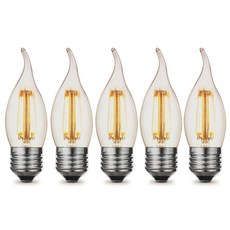 cityo LED 프래임 촛대구 COB 26베이스 3W, 주광색, 5개