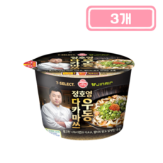 오뚜기)정호영다카마쓰우동 컵라면 100g, 3개
