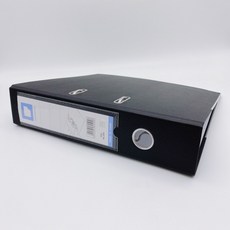 Kennyart巨城 加寬兩孔拱型西德夾 A4檔案夾 強力夾具 文件收納必備, 黑色, 1個