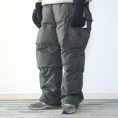 이티씨맨션 리얼 패딩 팬츠 카고 아웃도어 캠핑용 혹한기 바지