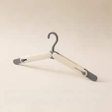 휴대용 접이식 여행용 옷걸이 공간 절약형 튼튼하고 미끄럼 방지 호텔 기숙사 가정용 다양한 색상의 플라스, 03 A-beige