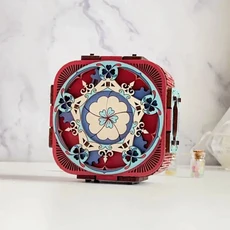 나무 뮤직박스 만들기 키트 DIY 수제 음악 상자 빈티지 스타일 장식용 선물 아이템