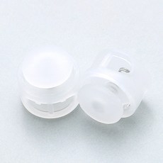 끈조절 스트링 스토퍼 컬러 코드락 17mm, 반투명, 10개