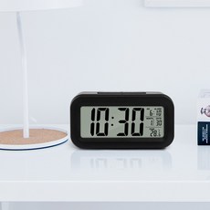 촘스토리 디지털 센서라이트02 탁상시계, 블랙