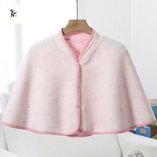 여름철 어깨 경추 조끼 산후조리 사계절 출산, 분홍발[삼중 실크 면 ], 프리사이즈(25-100kg)